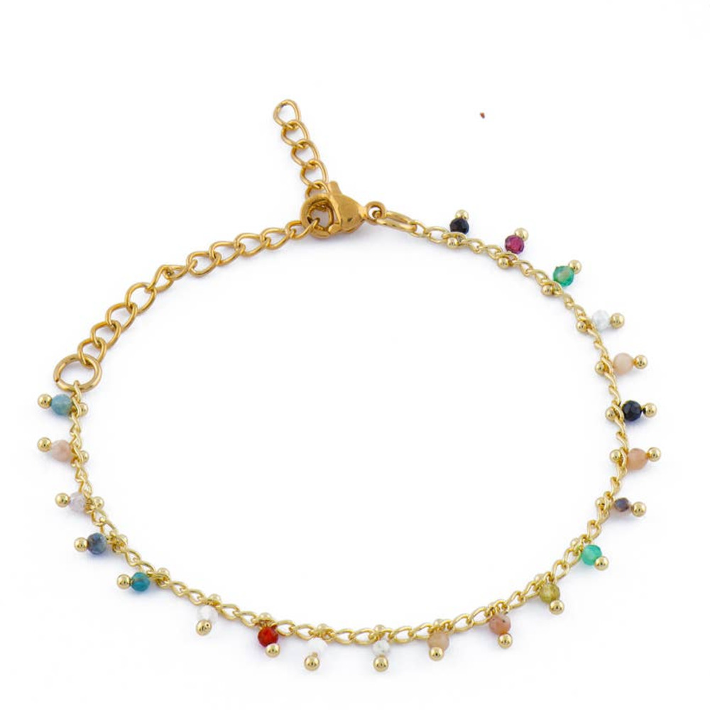 Multi Colored Beaded Bracelet